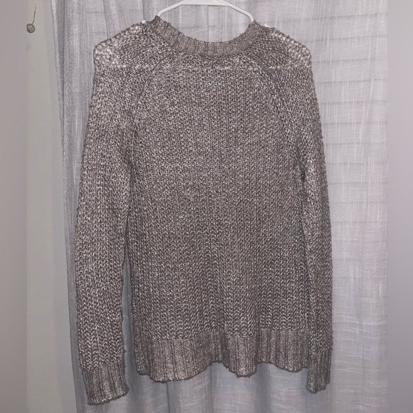 Aerie Metallic Shimmer Knit Sweater - Picture 3 of 4